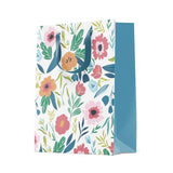 Paper Trendz Floral Blue Gift Bag - Medium