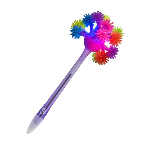 Tinc Multi-Fuzzy Light-Up Pen - Purple