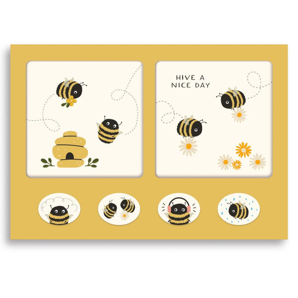 Studio Oh! Boxed Mini Notecards 12pk - Buzzy Bees