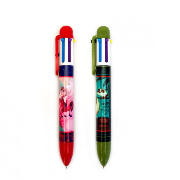 Ketto 6-Colour Ballpoint Pen, Assorted