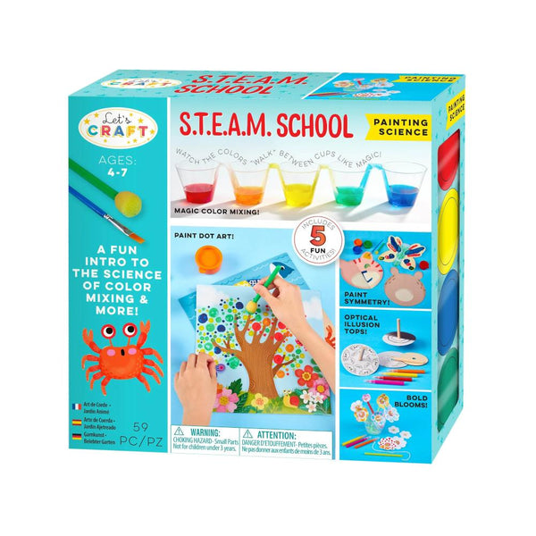 Bright Stripes Let's Craft S.T.E.A.M. School Painting Science