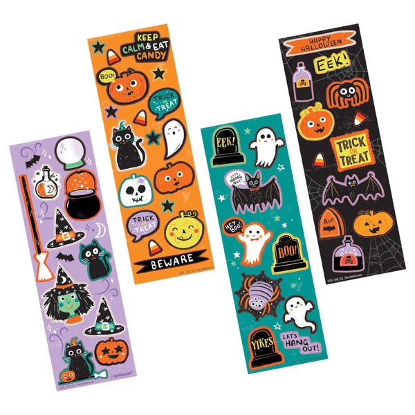 Amscan Halloween Stickers - Spooky Friends