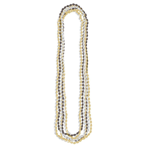 Amscan Costume Accessory - Metallic Bead Necklaces