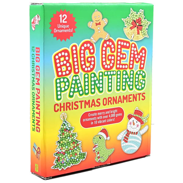 Peter Pauper Press Big Gem Painting Christmas Ornaments Kit