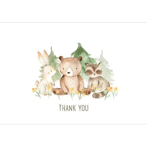 Peter Pauper Press Thank You Cards 14pk Baby Animals