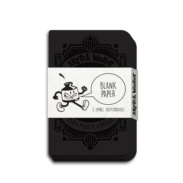 Inky's Small Blank Paper Sketchbooks 3pk