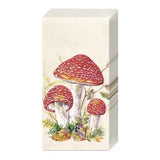 IHR Pocket Tissues 10pk - Mushrooms