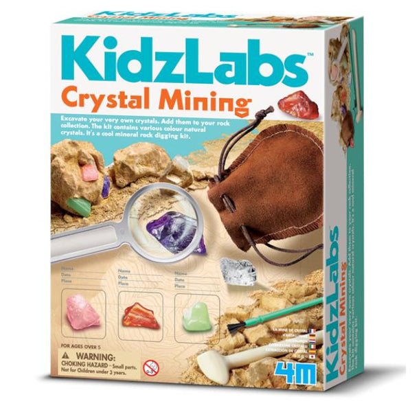 4M KidzLabs Crystal Mining Kit