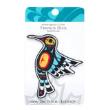 Oscardo Iron-On Patch - Francis Dick: Hummingbird