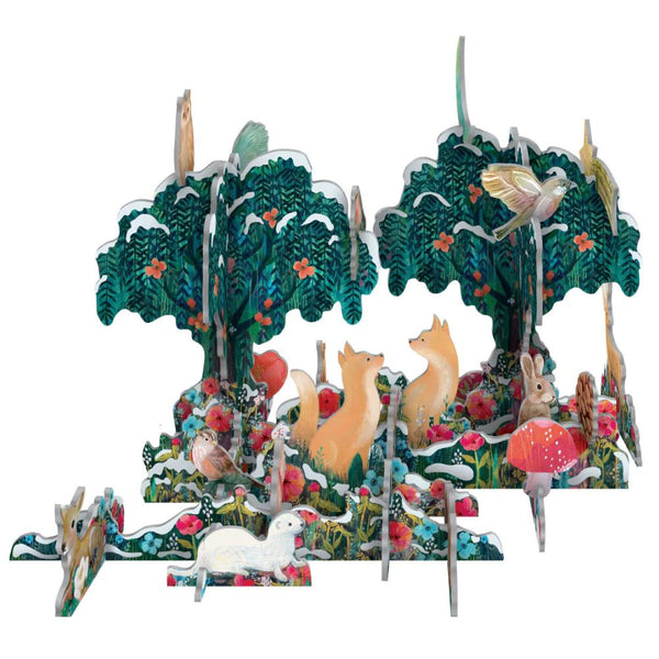 Roger la Borde Large Pop & Slot 3D Advent Calendar - Moonlit Meadow