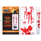 Fright Night Halloween Costume Accessory - Bloody Knee High Socks