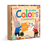 eeBoo Pre-School Colours Puzzle Pairs