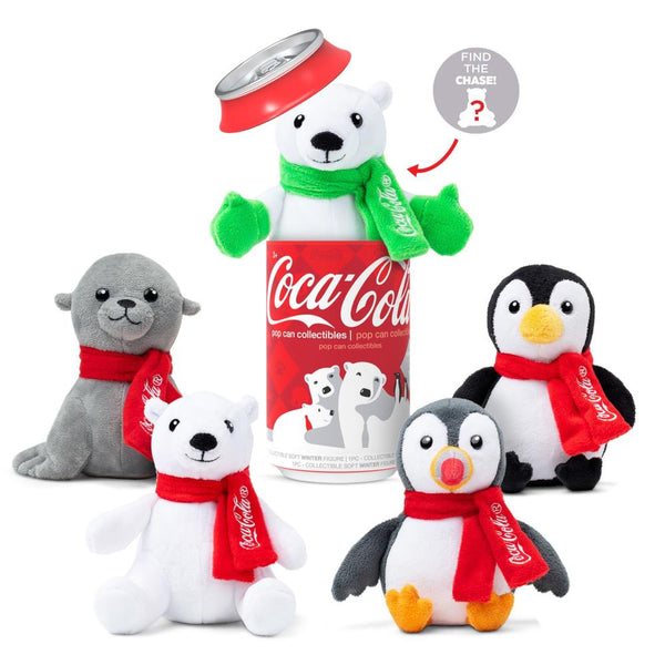 Coca Cola Pop Can Collectibles Plush Toy, Blind Pack