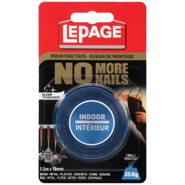 LePage No More Nails Mounting Tape - Indoor/Light Duty
