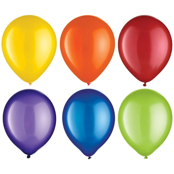 Amscan Balloons 10pk Pearlescent Colours