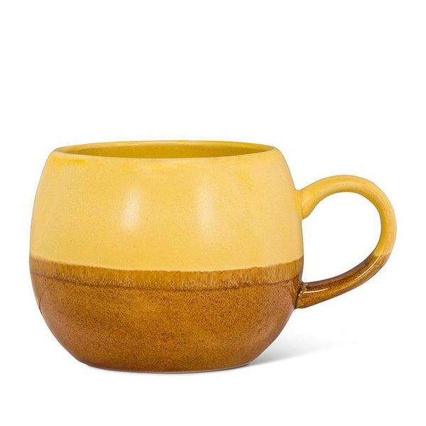 Abbott Stoneware Mug 16oz Yellow/Brown (Ó)