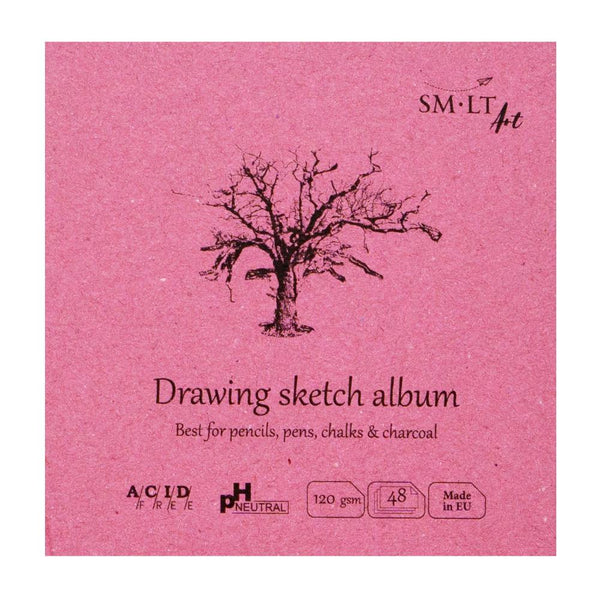 SM-LT Art Authentic Drawing Sketch Album, Layflat 5.5" x 5.5"