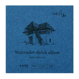 SM-LT Art Authentic Watercolour Album, Rough Press Layflat 5.5" x 5.5"