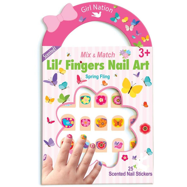 Girl Nation Lil' Fingers Nail Art Pack - Spring Fling