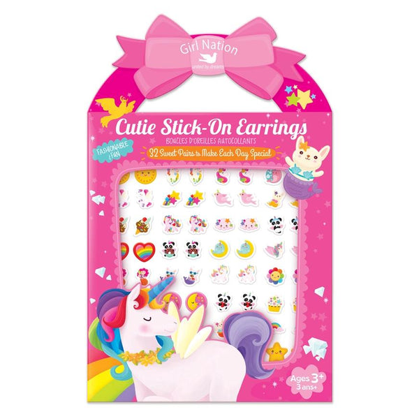 Girl Nation Cutie Stick-On Earrings - Belive In Magic