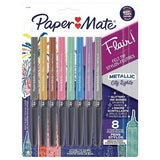 Paper Mate Flair Felt Tip Pens, Flair Metallic City Lights 8pk
