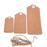 Angels Craft Assorted Gift Tags With Twine 9pk - Kraft