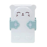 Yuko B BPA-Free Snack Box - Mint/White Cat