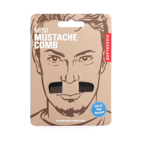 Kikkerland Mini Mustache Comb