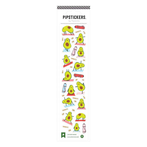 Pipsticks Sticker Set - Avocado Asanas