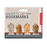 Kikkerland Magnetic Cat Paw Bookmarks