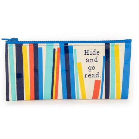 Blue Q Recycled Pencil Case - Hide And Go Read