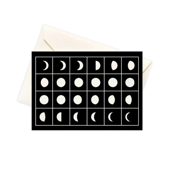Seltzer Goods Notecards 10pk - Moon Phase