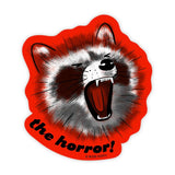 Boss Dotty Sticker - The Horror Raccoon