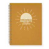 Ruff House Print Shop Coilbound Journal - Radiate Sunshine