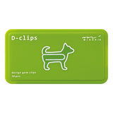 Midori D-Clips Paper Clips - Dog