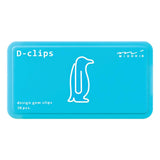 Midori D-Clips Paper Clips - Penguin