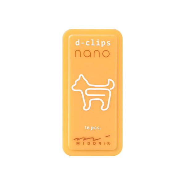Midori D-Clips Nano Paper Clips - Dog