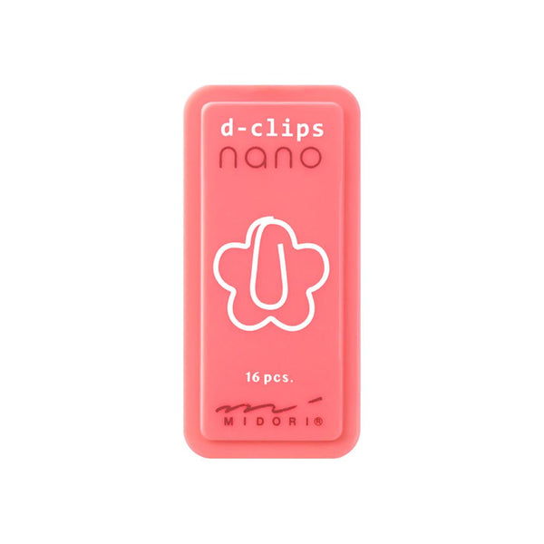 Midori D-Clips Nano Paper Clips - Flower