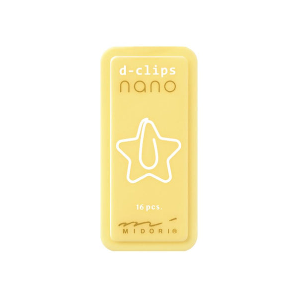 Midori D-Clips Nano Paper Clips - Star