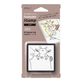 Midori Pre-Inked Paintable Stamp - Goat
