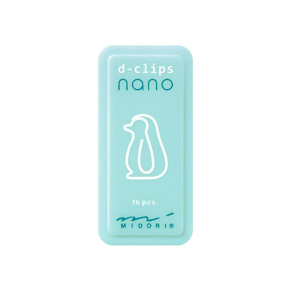 Midori D-Clips Nano Paper Clips - Penguin