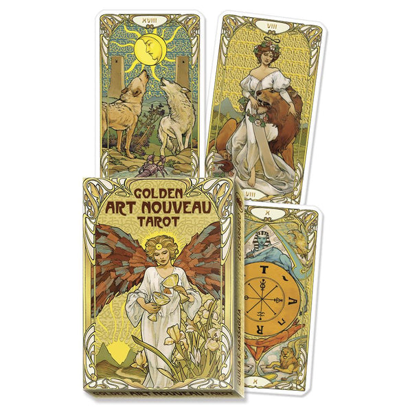 Golden Art Nouveau Grand Trumps by Giulia Francesca Massaglia