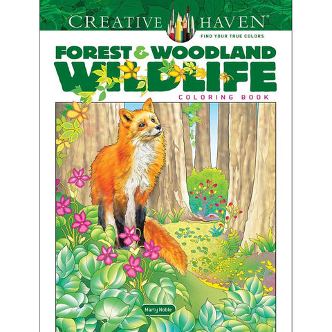 Creative Haven Colouring Book - Forest & Woodland