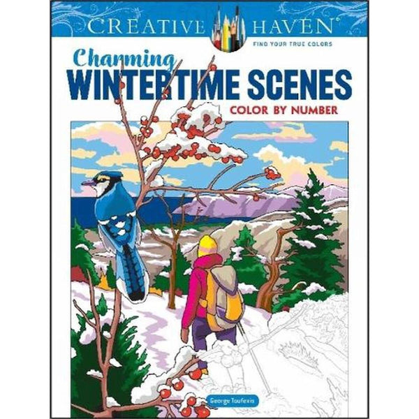 Creative Haven Colouring Book - Charming Wintertime Scenes