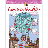 Creative Haven Colouring Book - Love Is In the Air!
