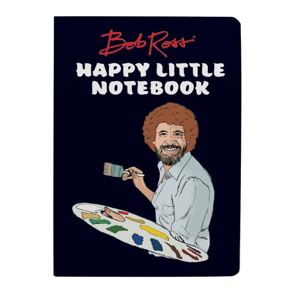 Unemployed Philosophers Guild Bob Ross Happy Little Pocket Notebook