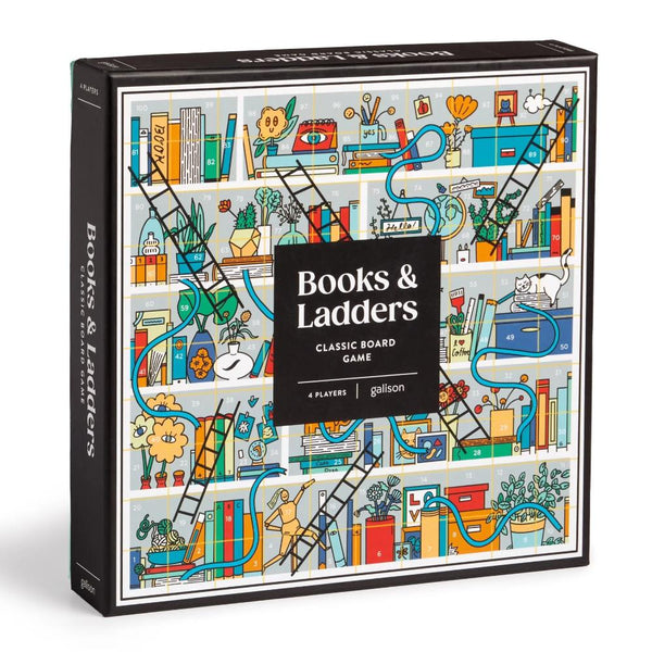 Galison Classic Board Game - Books & Ladders