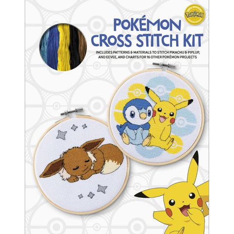 Pokémon Cross Stitch Kit by Maria Diaz