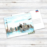 David Crighton Postcard - Toronto Skyline