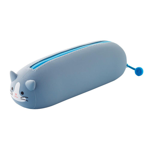 Lihit Lab Punilabo Pen Pouch - Grey Cat